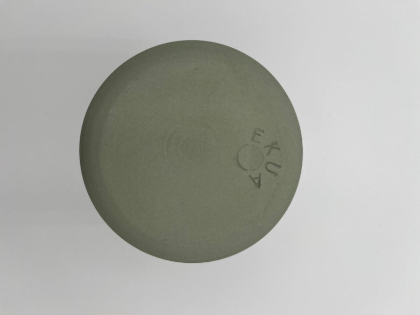 Ekua Ceramics Dimple Cup in Celadon or Concrete