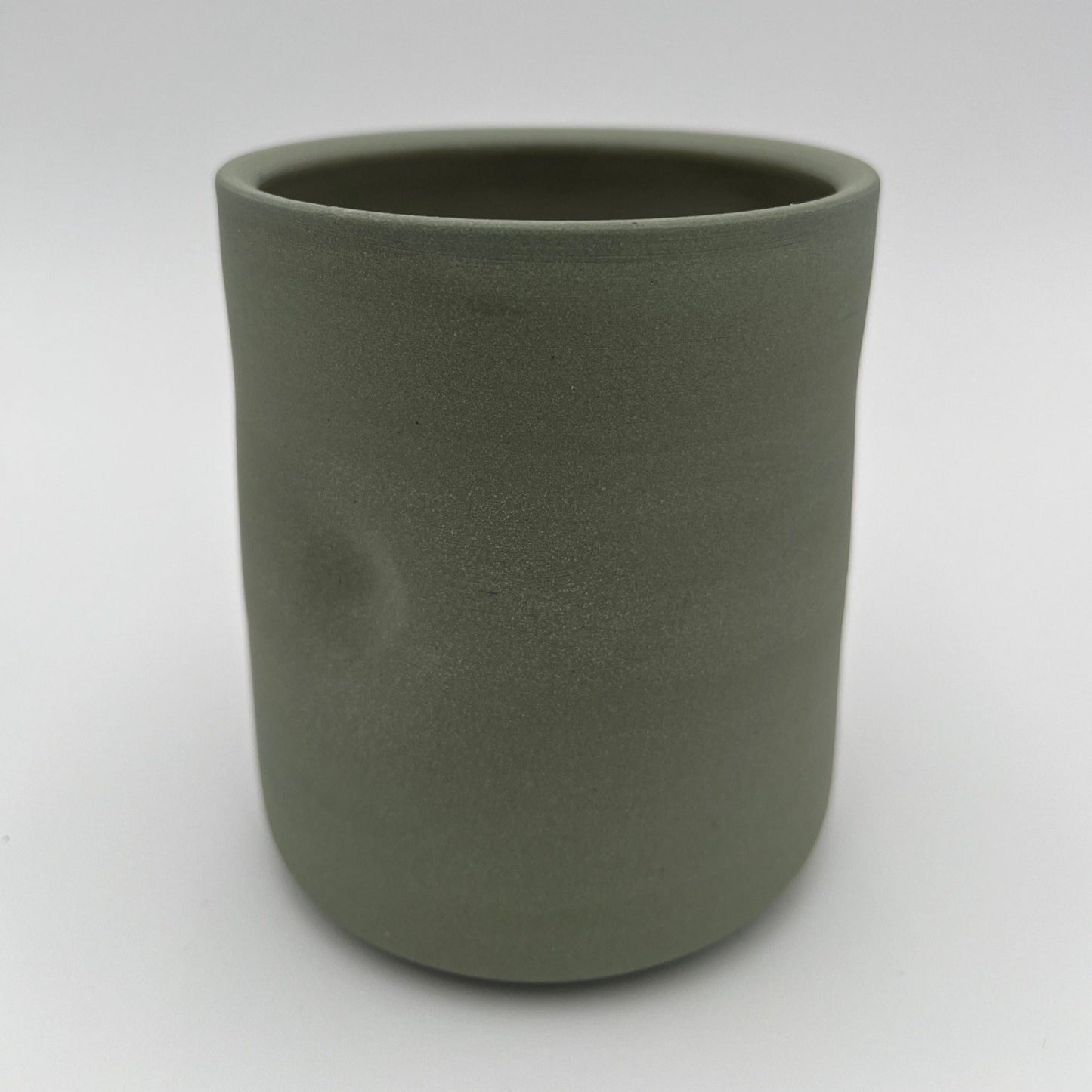 Ekua Ceramics Dimple Cup in Celadon or Concrete