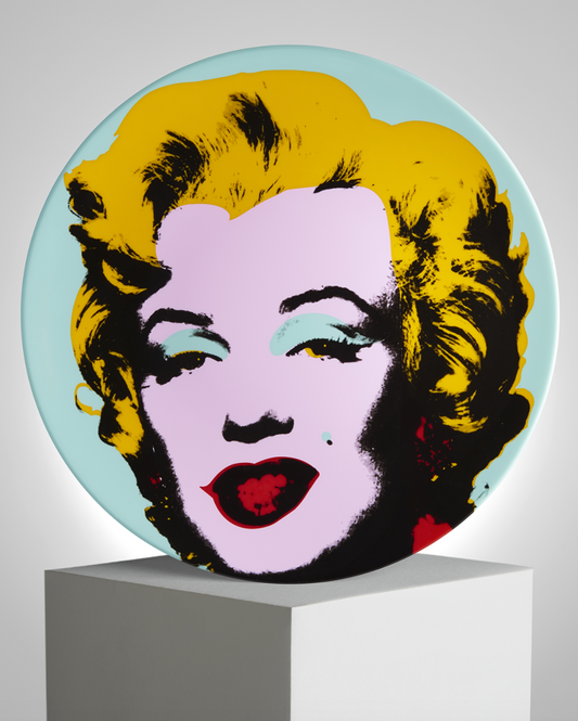 Andy Warhol Blue Marilyn Monroe Porcelain Plate