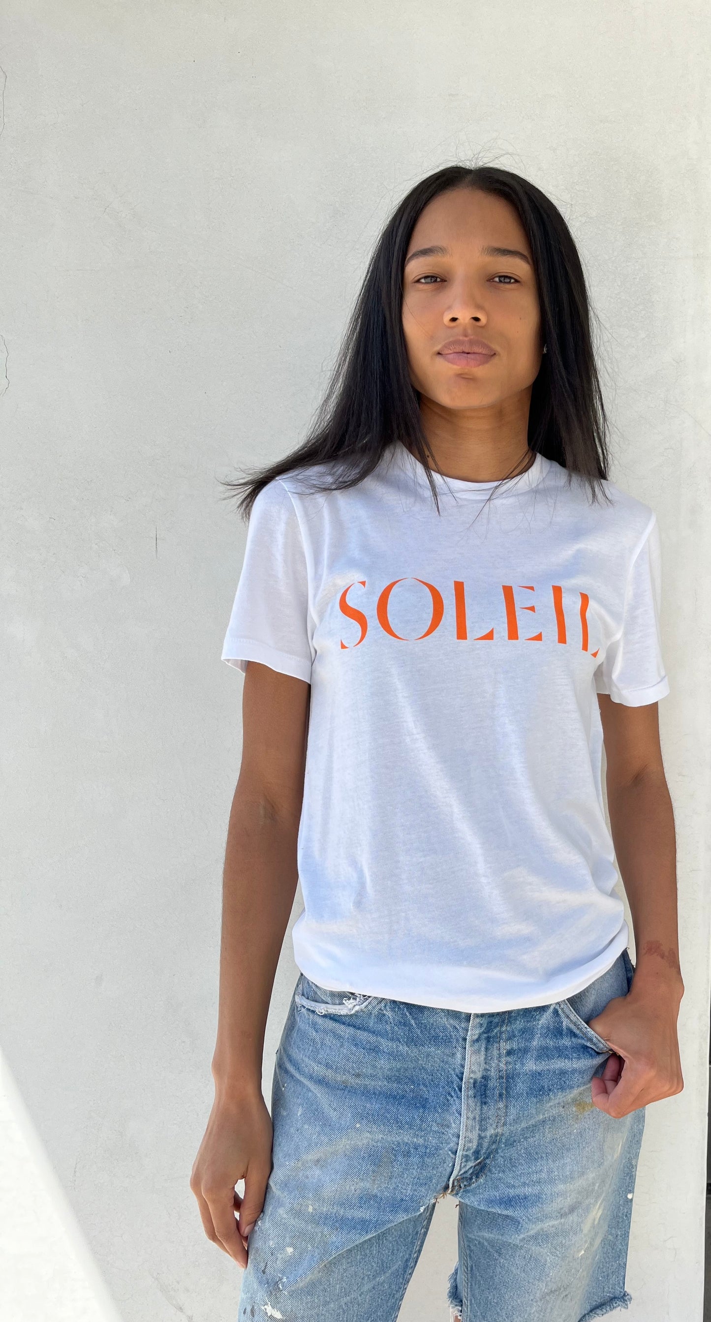 Paradised Soleil Tee w/Orange or Yellow Graphic