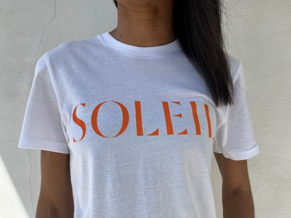 Paradised Soleil Tee w/Orange or Yellow Graphic