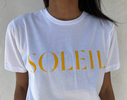 Paradised Soleil Tee w/Orange or Yellow Graphic