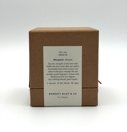 NEW! Barratt Riley & Co Mezquital Botanical Candle