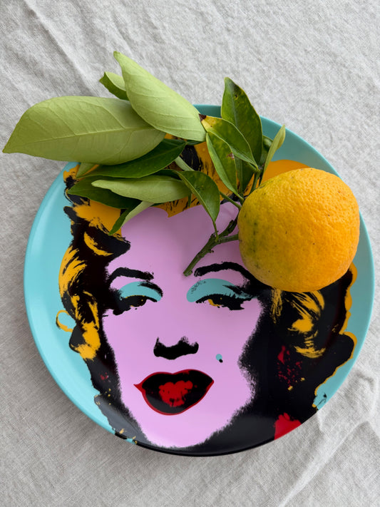 Andy Warhol Blue Marilyn Monroe Porcelain Plate