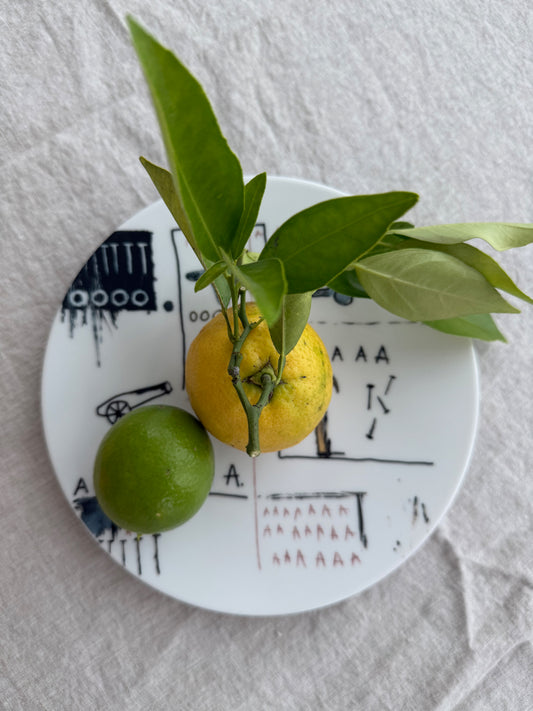 Jean-Michel Basquiat "AAA" Porcelain Plate