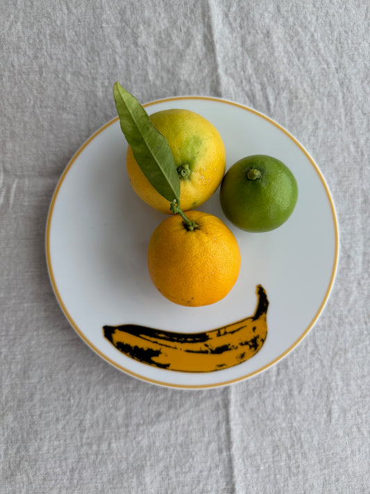 Andy Warhol Banana Porcelain Plate