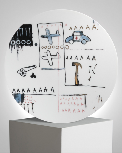 Jean-Michel Basquiat "AAA" Porcelain Plate